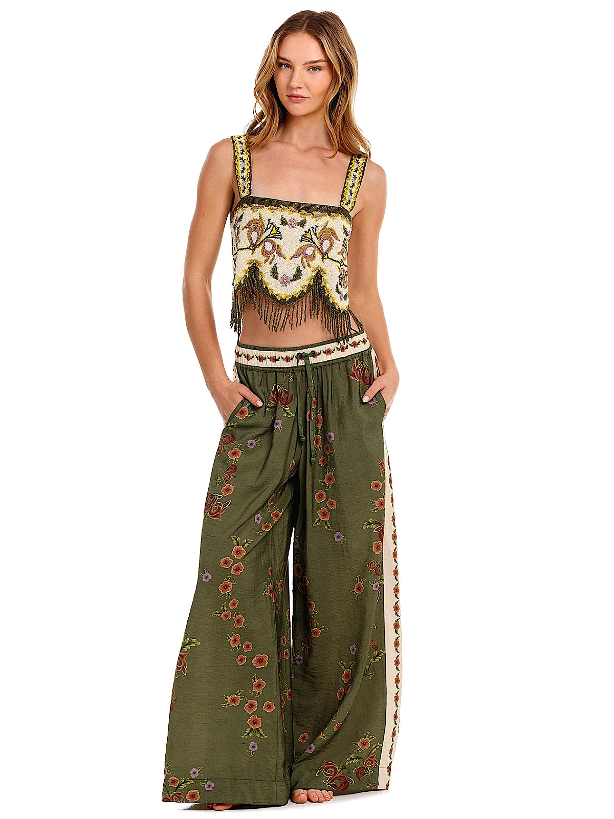 Agua Bendita: Aida Crop Top (20008)