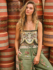 Agua Bendita: Aida Crop Top (20008)