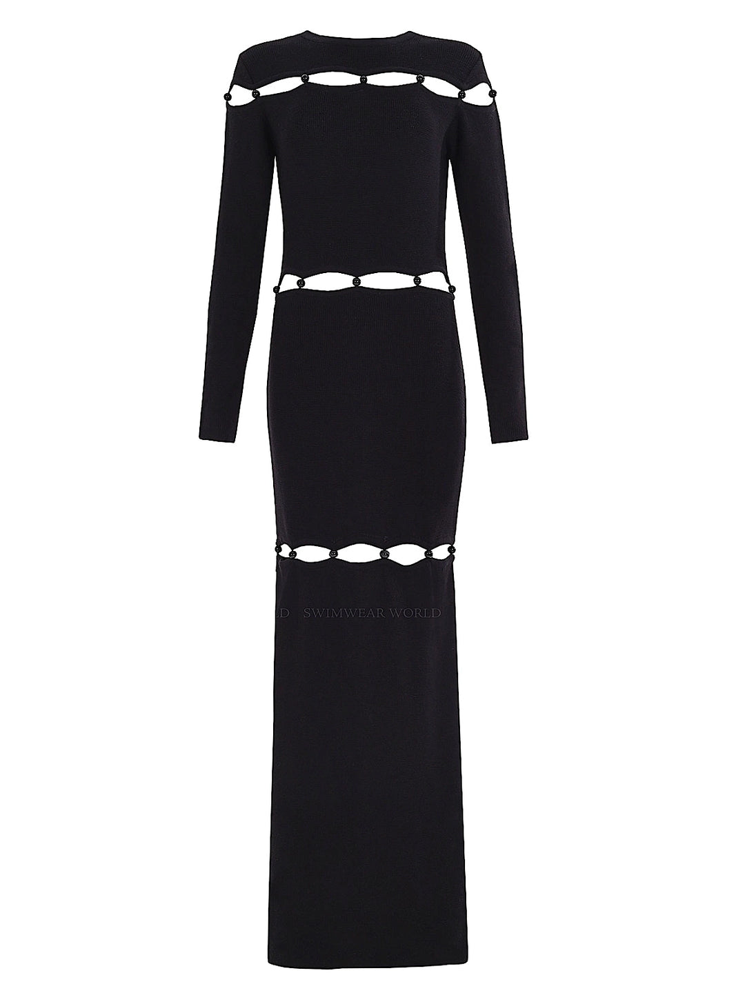 maxi dress for gala Gala Ivory Cutout Maxi Dress - M Size - Women's Dresses
