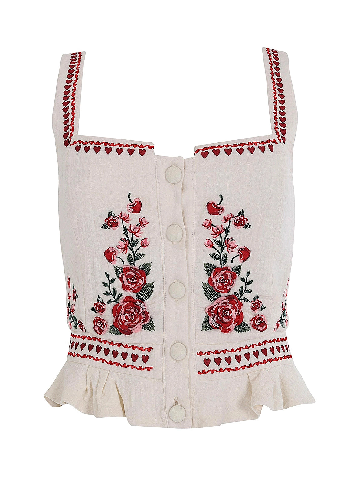 Agua Bendita: Charlotte Crop Top (20617)