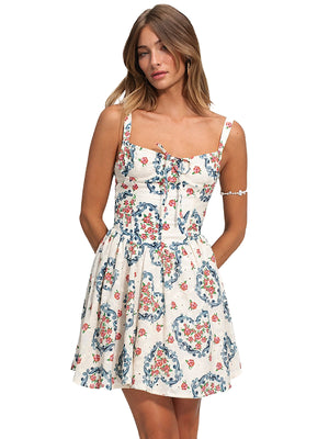 Agua Bendita: Spring Mini Dress (20613)