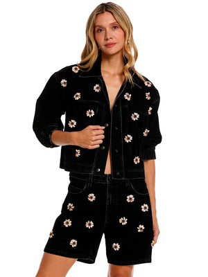 Agua Bendita: Rosel Jacket-Sheer Shorts (20695-20689)
