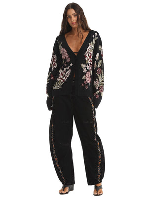 Agua Bendita: Sherina Cardigan-Fallon Pants (22206-22195)