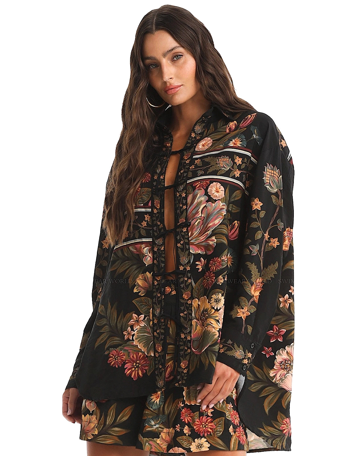 Agua Bendita: Swan Shirt-Lia Short (22192-22191)