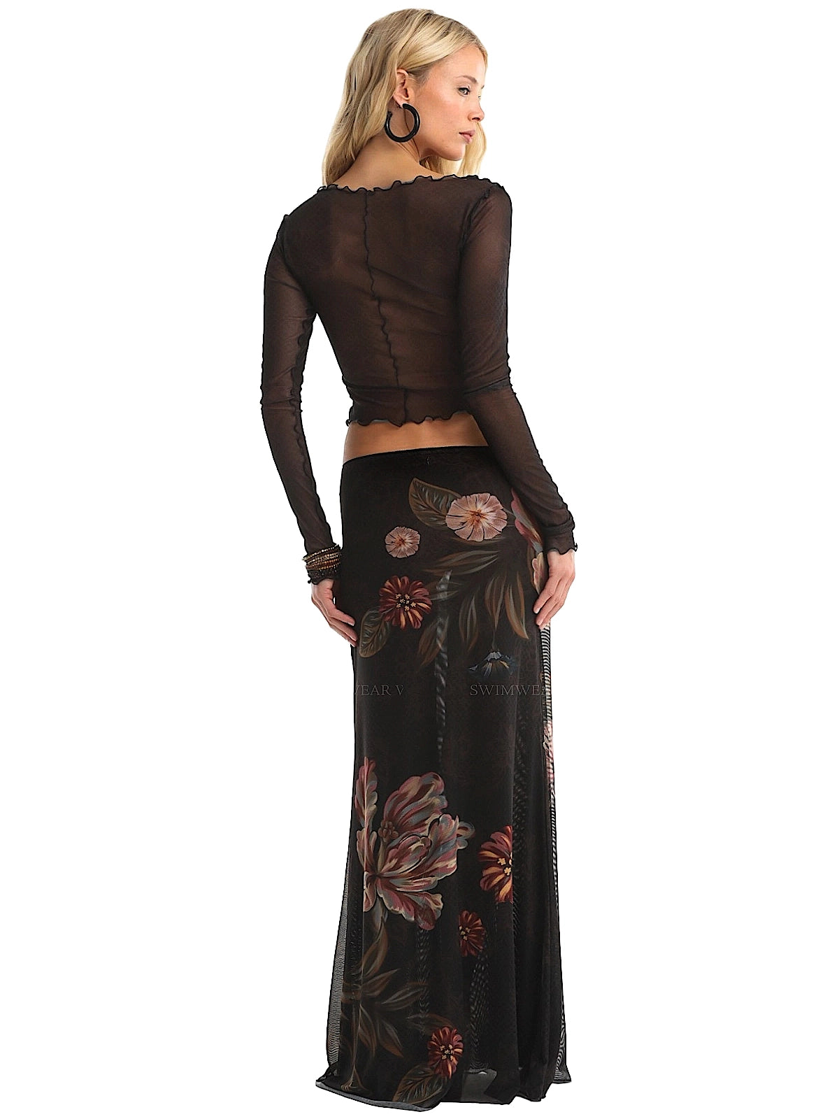 Agua Bendita: Liana Crop-Brace Skirt (22189-22190)