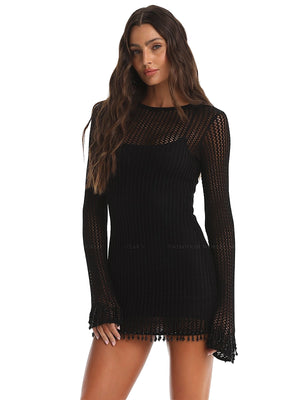 Agua Bendita: Palmery Mini Dress (22201)
