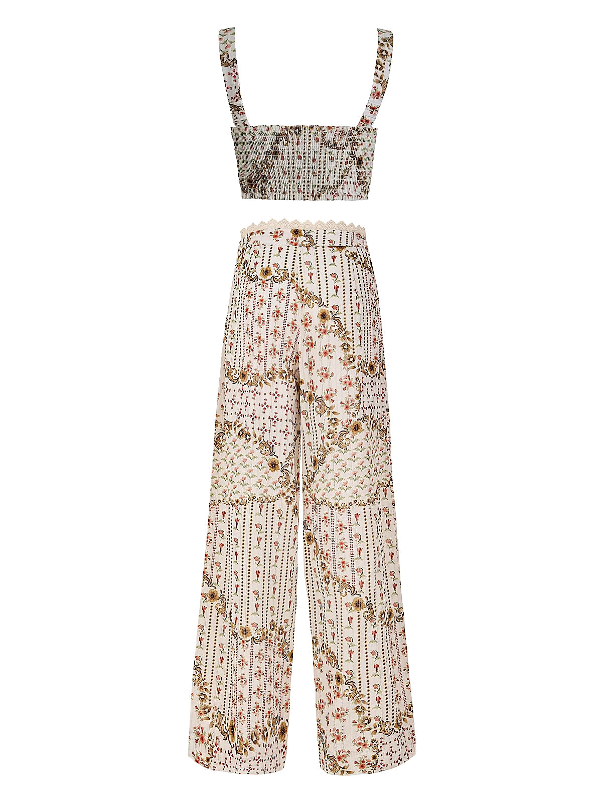 Agua Bendita: Jovie Crop-Caroline Pants (22299-22298)