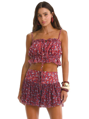 Agua Bendita: Mulett Crop-Tany Skirt (22304-22303)