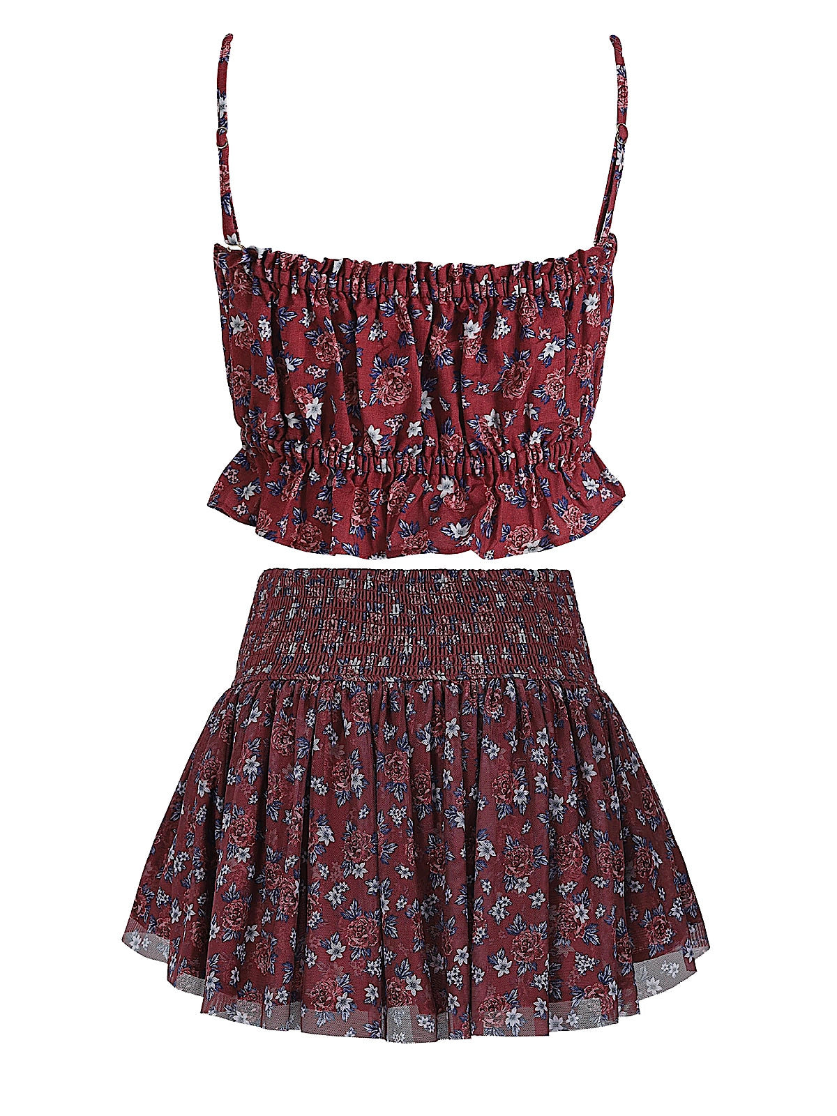 Agua Bendita: Mulett Crop-Tany Skirt (22304-22303)