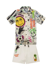 Agua Bendita Kids: Karl Shirt-Greg Shorts (12339-12340)