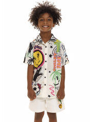 Agua Bendita Kids: Karl Shirt-Greg Shorts (12339-12340)