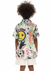 Agua Bendita Kids: Karl Shirt-Greg Shorts (12339-12340)