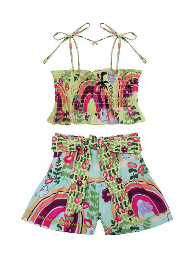 Agua Bendita Kids: Gisele-Joanna Shorts (12335-12336)