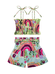 Agua Bendita Kids: Gisele-Joanna Shorts (12335-12336)