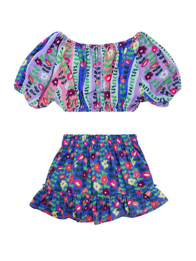 Agua Bendita Kids: Zayn-Cara Skirt (12332-12333)