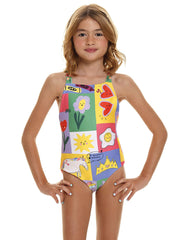 Agua Bendita Kids: Amina One Piece (12325)