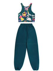 Agua Bendita Kids: Daz Kids Crop-Tara Kids Jogger (13706-13707)