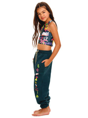 Agua Bendita Kids: Daz Kids Crop-Tara Kids Jogger (13706-13707)