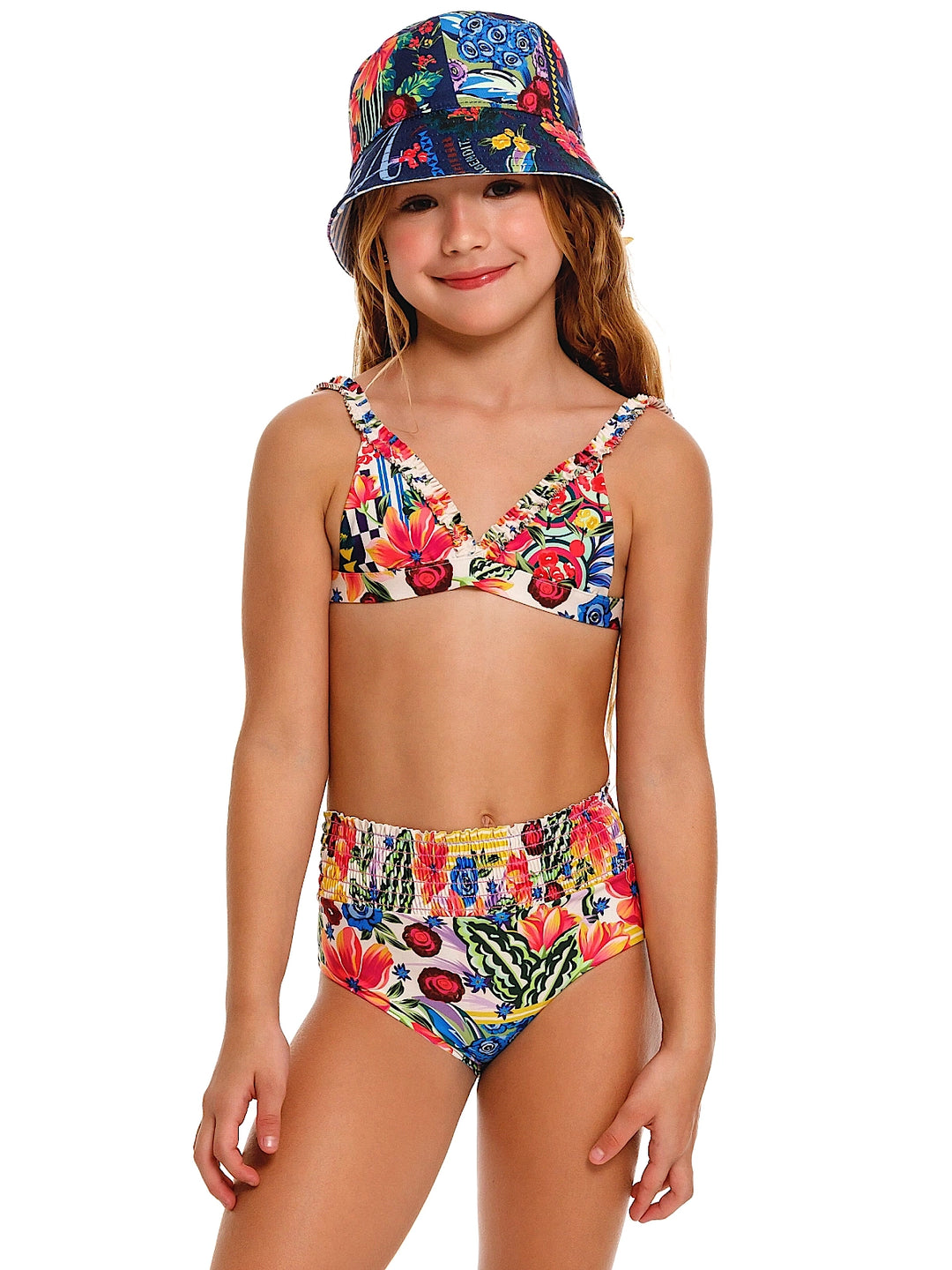 Vingino Zamantha Ensemble Bikini Fille - Bleu Vif, Design Confortable Et Tendance