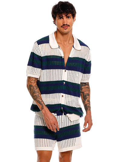 Agua Bendita Men: Jared Shirt-Maury Shorts (20082-20083)
