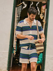 Agua Bendita Men: Jared Shirt-Maury Shorts (20082-20083)