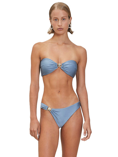 Devon Windsor: Jagger-Joey Bikini (RE24271T-STEEL-RE24270B-STEEL)