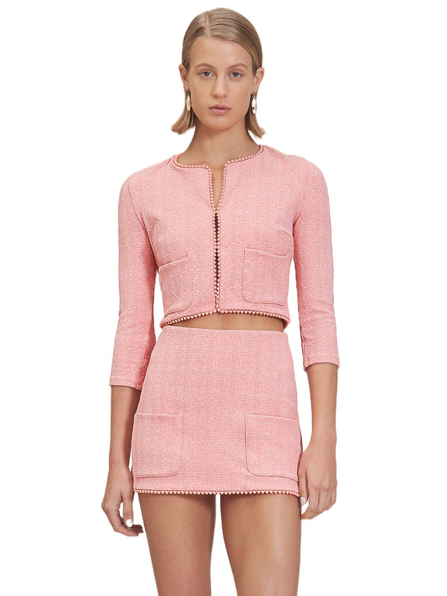 Devon Windsor: Mimi Jacket-Mary Skirt (SP24275JK-PNKTW-SP24275SK
