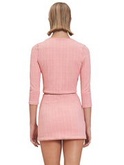 Devon Windsor: Mimi Jacket-Mary Skirt (SP24275JK-PNKTW-SP24275SK-PNKTW)