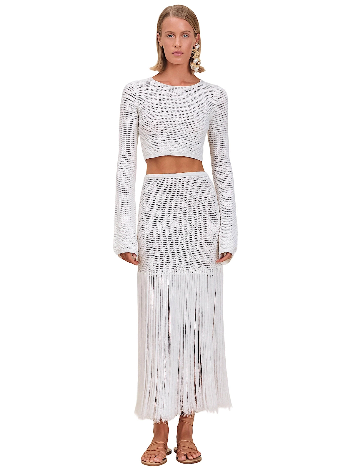 Devon Windsor: Erin-Enda Skirt (RE26599T-DOVE-RE26599SK-DOVE)