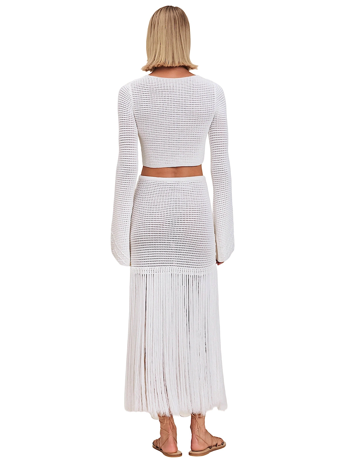 Devon Windsor: Erin-Enda Skirt (RE26599T-DOVE-RE26599SK-DOVE)
