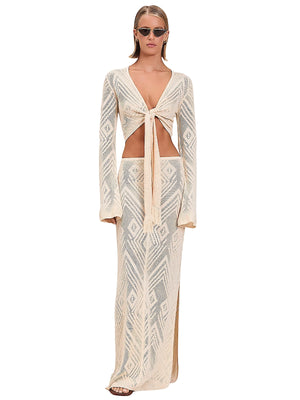 Devon Windsor: Vale-Vie Skirt (SP26676T-VNLA-SP26640SK-VNLA)
