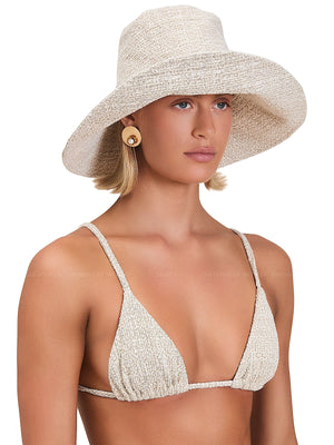 Devon Windsor: Sun Hat (SP26453H-GLDUN)