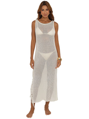 Acqua De Luxe: Zahara Crochet Dress (ZAHA-OFF-DRES)