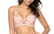 Sweetheart Lace Bralette-Lace Fanned