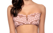 V Lace Bandeau-Lace Fanned