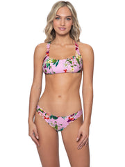 PQ Swim: Reversible Seamless Wave Halter-Reversible Seamless Wave Bikini (SHB-757H-SHB-270)