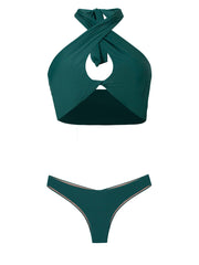 PQ Swim: Aria-Basic Ruched Bikini (FRN-759H-FRN-211)