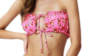 Remi Ruched Bandeau-Reversible Basic Ruched Bikini ::RET