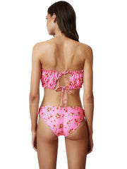 PQ Swim: Remi Ruched Bandeau-Reversible Basic Ruched Bikini (STW-048B-STW-211)