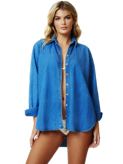 PQ Swim: Tilly Button Cover Up (INS-1229T)