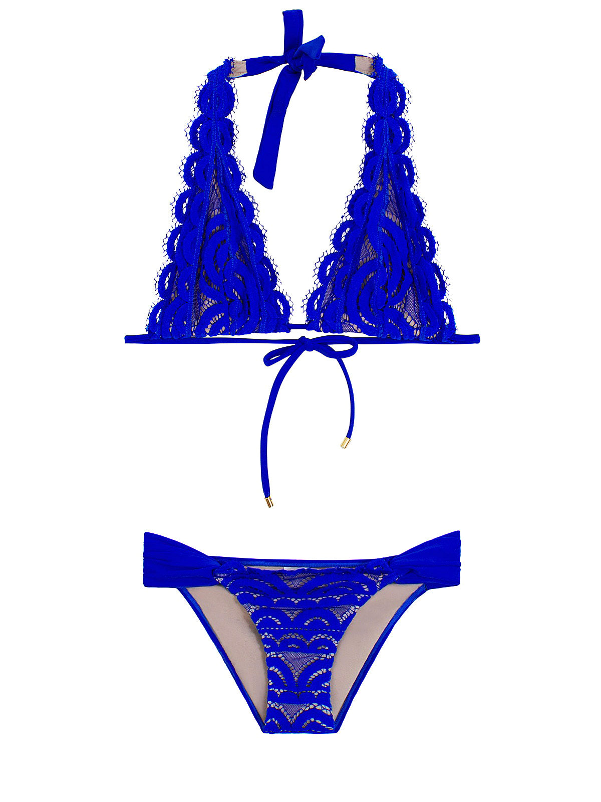 PQ Swim Lace Fanned Full Bikini Bottom