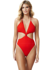 PQ Swim: Knot Cutout One Piece (CAP-586P)