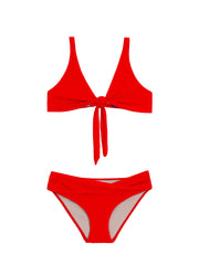 PQ Swim: Drew Knot Tie-Maya Modest Bikini (CAP-334H-CAP-670M)