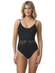 PQ Swim: Link Belted One Piece (MID-5000P)