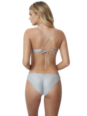 PQ Swim: Jasmin Underwire-Basic Ruched Bikini (SIL-058B-SIL-211)