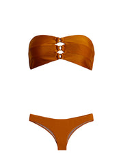 PQ Swim: River Ring Bandeau-Basic Ruched Bikini (SAD-764B-SAD-211)