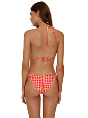 PQ Swim: Lettuce Edge Tri-Lettuce Edge Tie Bikini (GIN-761R-GIN-659)