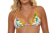 Emroidered Mix Up Tri-Embroidered Mix Up Tie Bikini