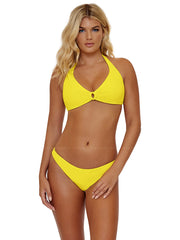 PQ Swim: Donna Halter-Basic Ruched Bikini (SUB-132H-SUB-211)