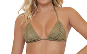 Ruched Tri-Basic Ruched Bikini ::RET